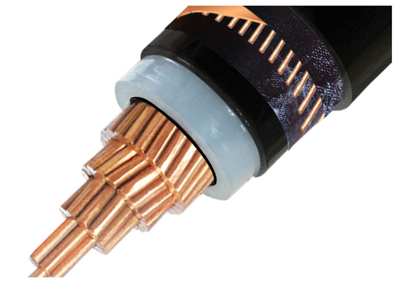 中国 中型の電圧XLPEは送電線のXLPEがケーブルN2XSYを絶縁した単心の3つの中心の銅のコンダクターを絶縁した サプライヤー